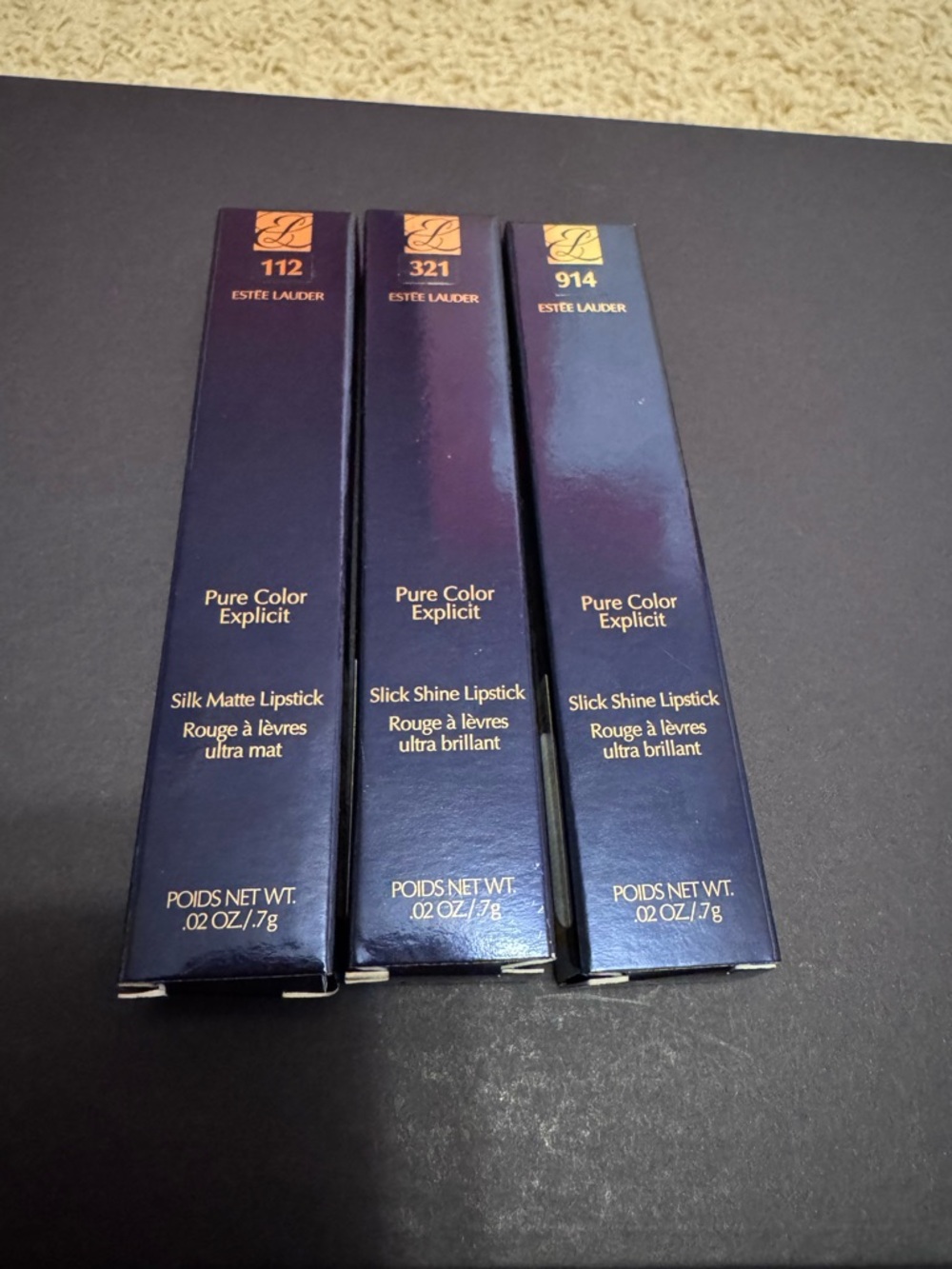 BUNDLE 3- Estée Lauder Pure Color Explicit Lipsticks